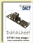 Datasheet - DACT CT101 line stage module