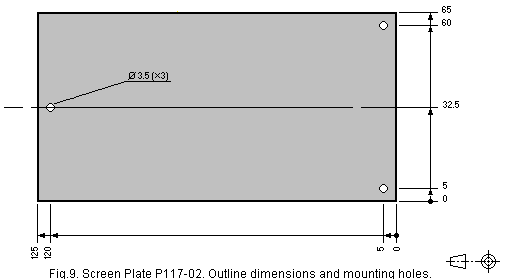 CT100 screen plate.