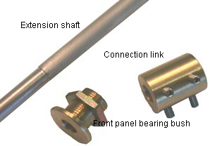 DACT's complete shaft extension kit CT-ext1
